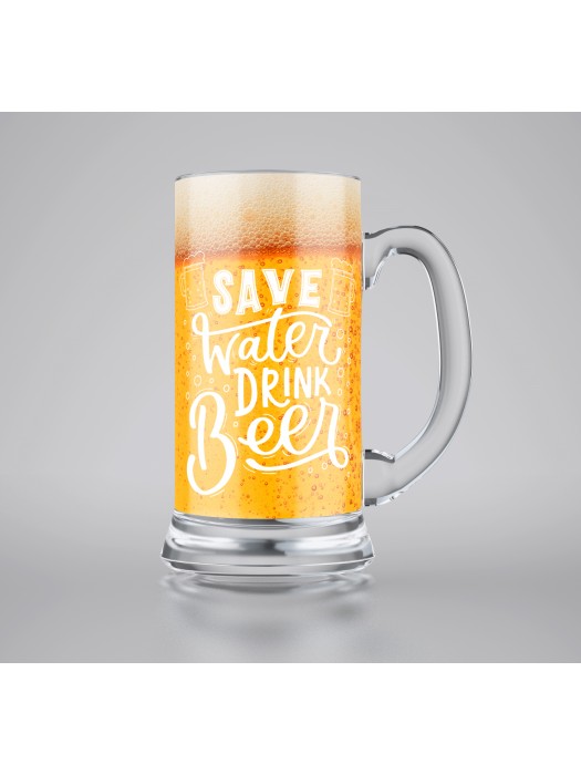 Халба за бира Madcolors - Save Water Drink BEER